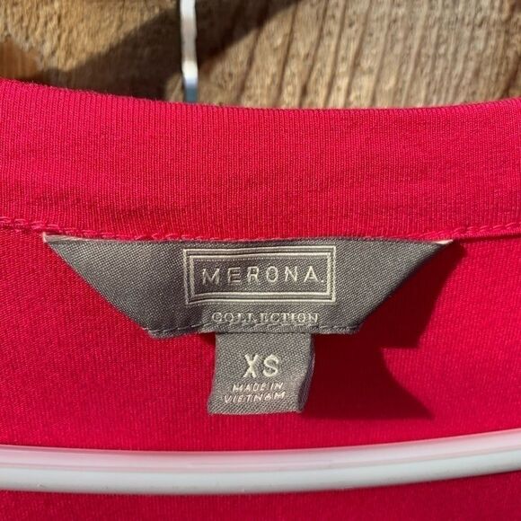 Merona sleeveless crisscross dress side slit xs - Picture 4 of 8